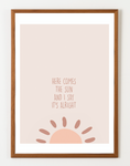Here Comes The Sun POSTER